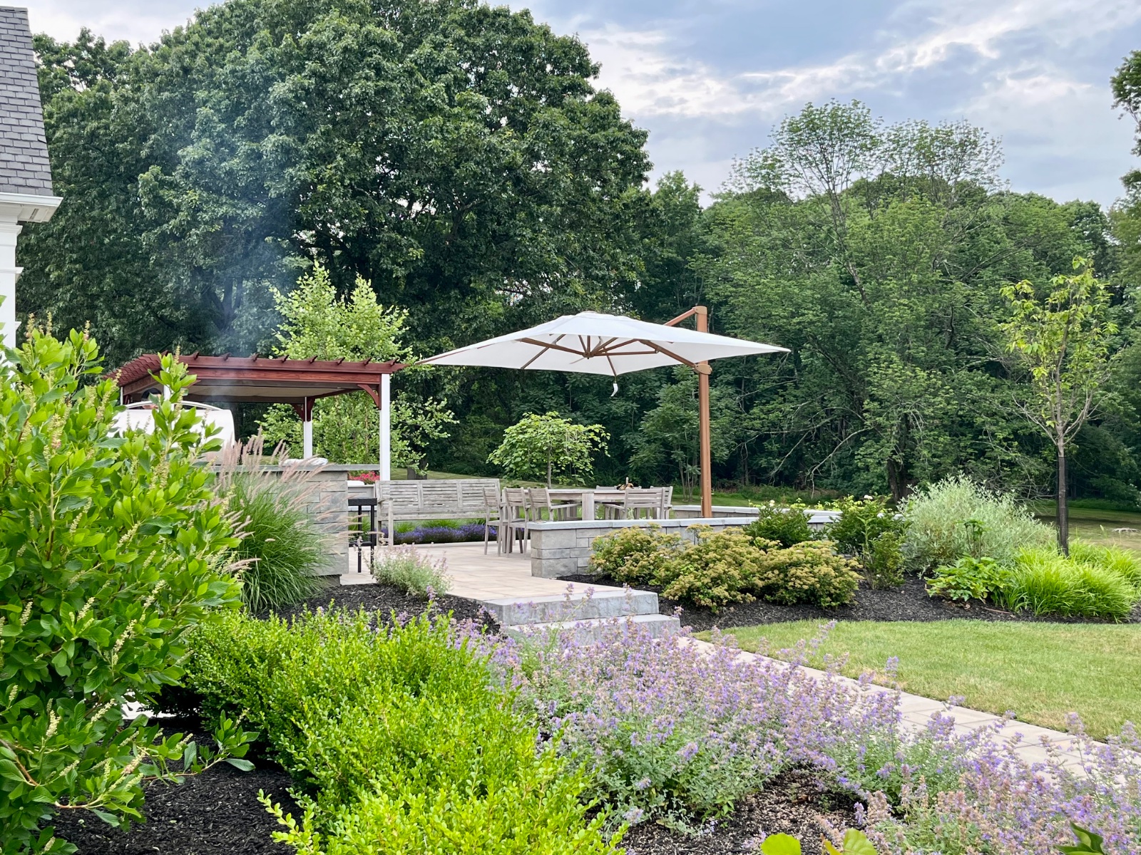 Backyard patio