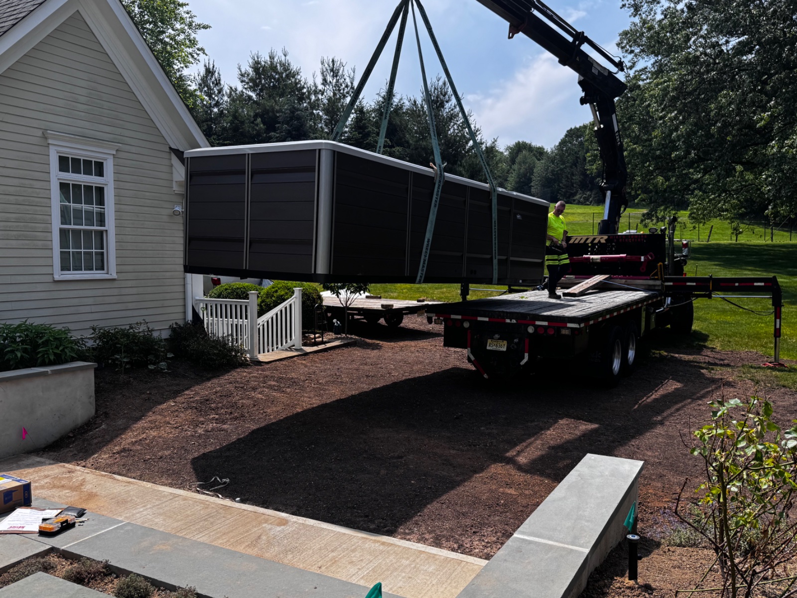 Backyard patio